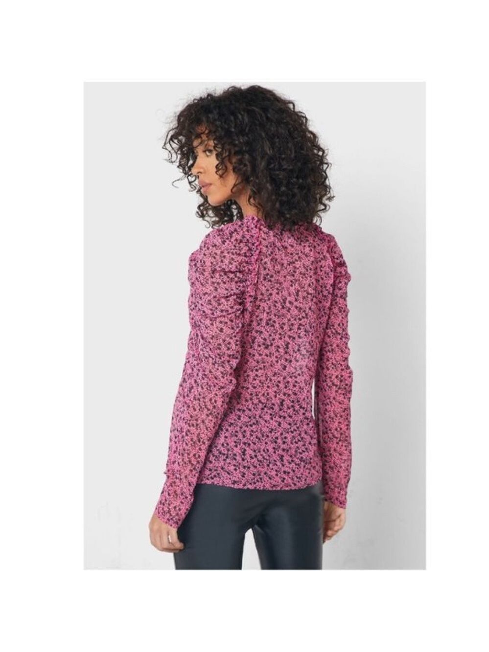 TOPSHOP Bow Prairie Blouse